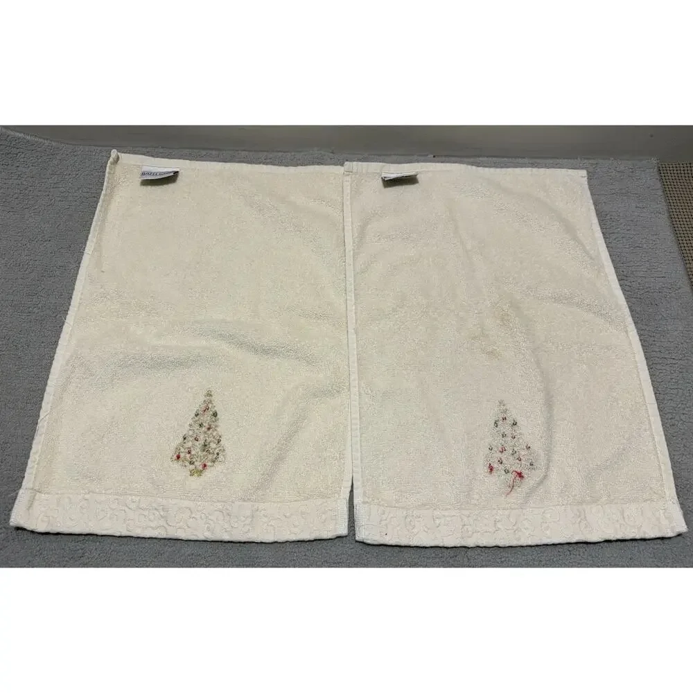 Decorative Christmas Hand Towel Lot of 12 Bath Kitchen Assorted Brands